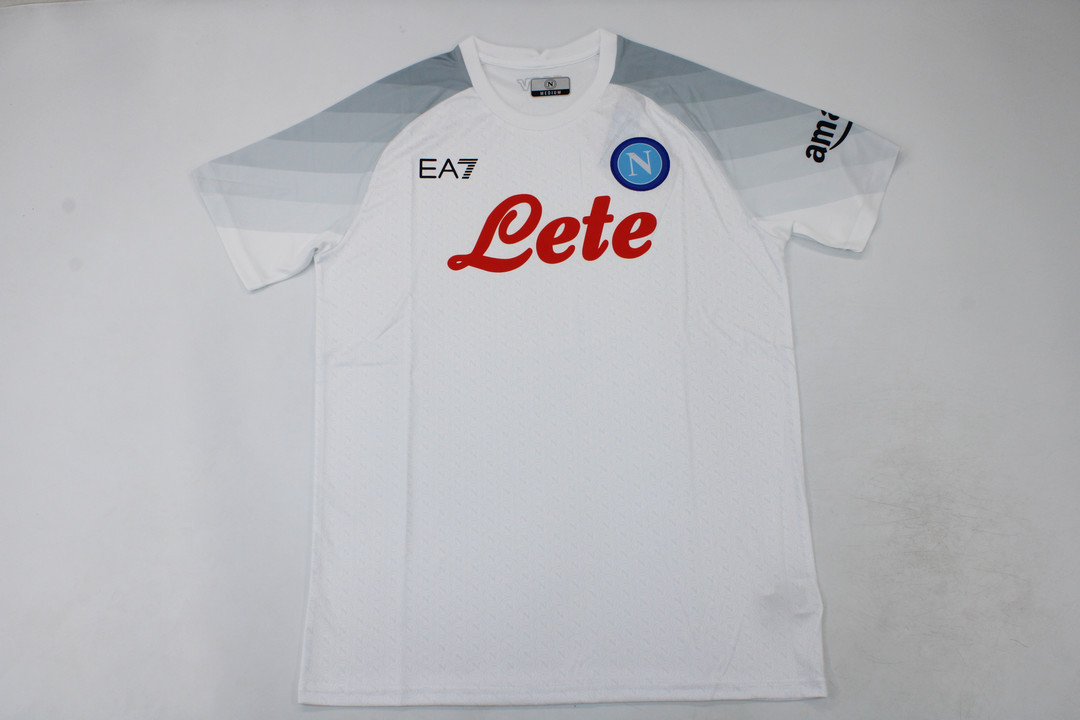 AAA Quality Napoli 22/23 UCL Away White Soccer Jersey